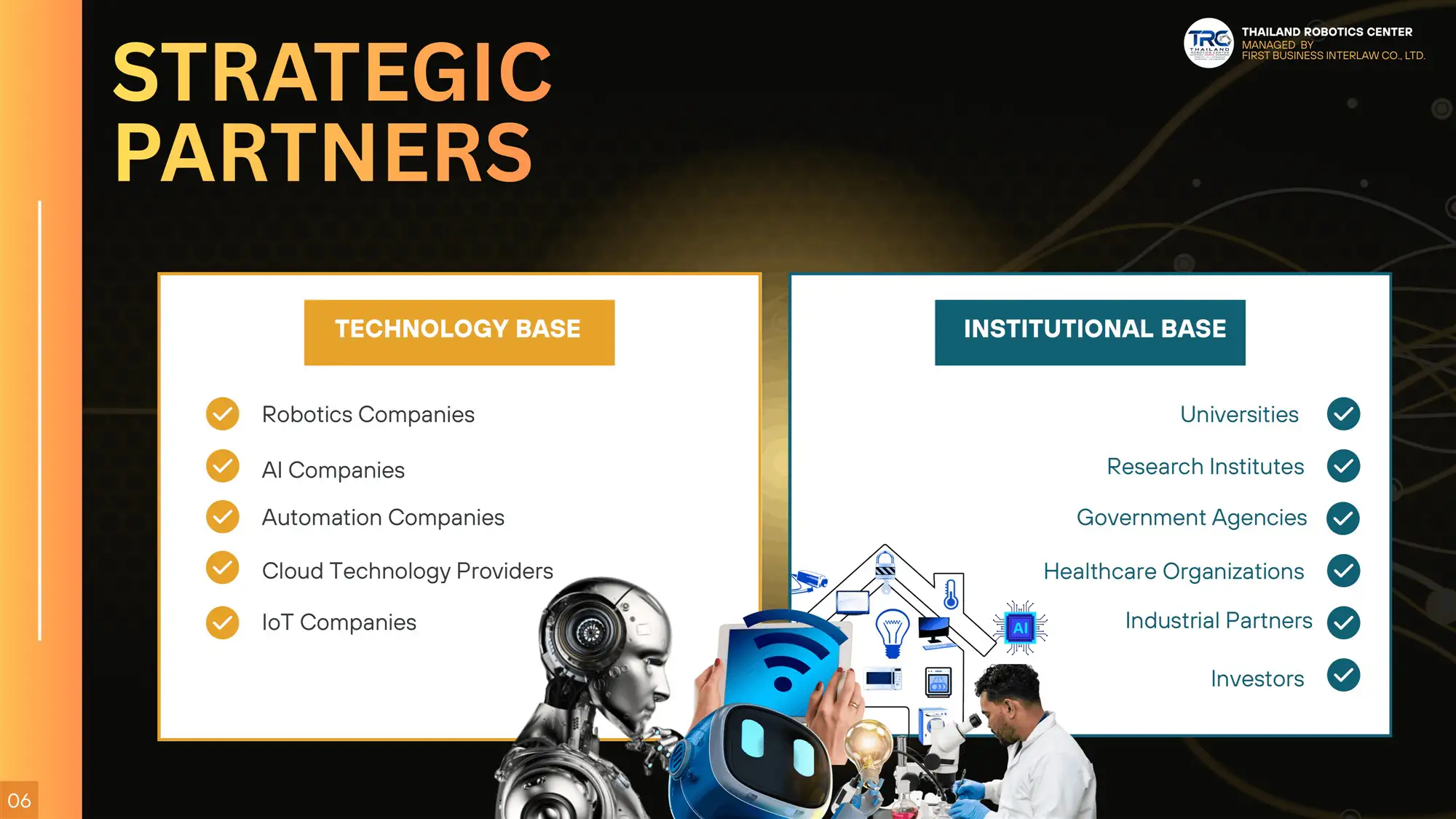 trc strategic partners robotics ai automation universities government